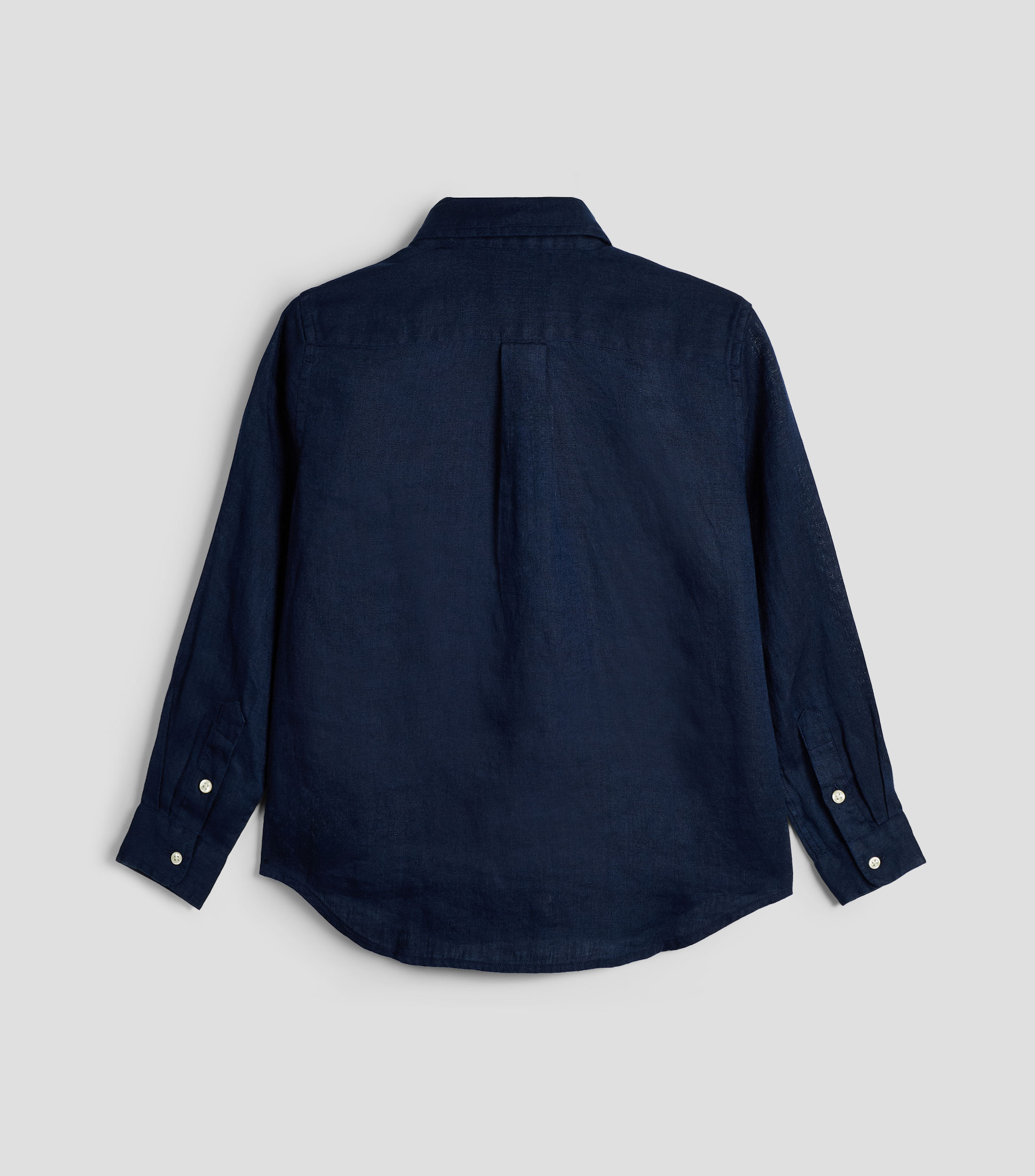 Camisa lisa manga larga Niño